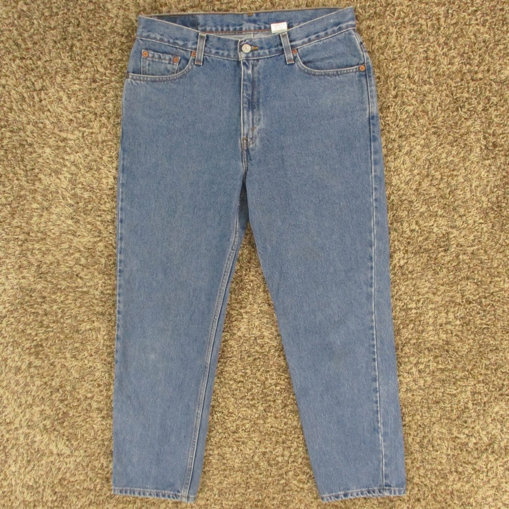 Levi's Vintage 90s Jeans Women's 12 Medium Wash 512 Slim Fit Straight Leg Denim